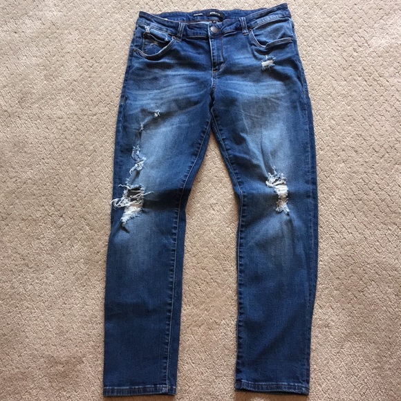 STS Blue Taylor Tomboy Cuffed Straight Leg Jeans